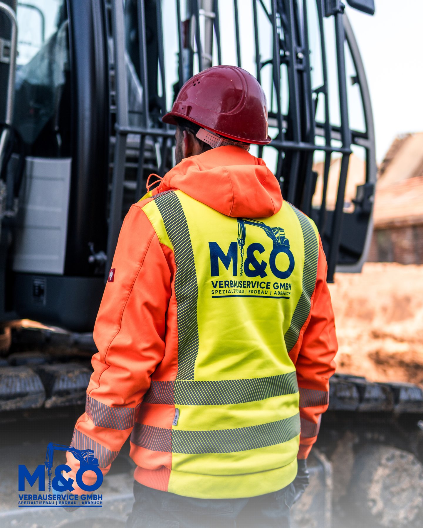 M&O Verbauservice Mitarbeiter auf der Baustelle